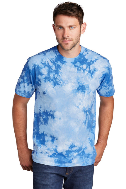 Port & Company Crystal Tie-Dye Tee PC145 - Sky Blue - Union Prints