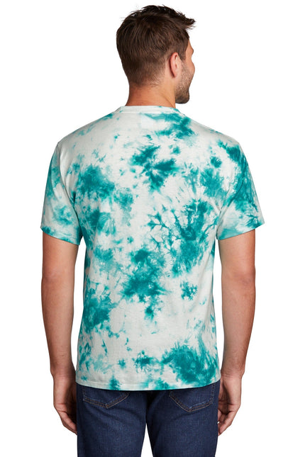 Port & Company Crystal Tie-Dye Tee PC145 - Teal - Union Prints
