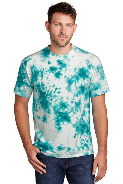 Port & Company Crystal Tie-Dye Tee PC145 - Teal - Union Prints