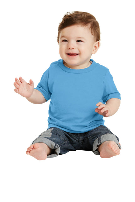 Port & Company Infant Core Cotton Tee. CAR54I - Aquatic Blue - Union Prints