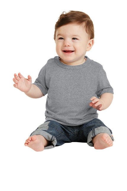 Port & Company Infant Core Cotton Tee. CAR54I - Athletic Heather - Union Prints