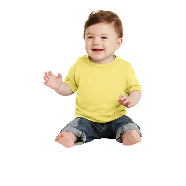 Port & Company Infant Core Cotton Tee. CAR54I - Yellow - Union Prints