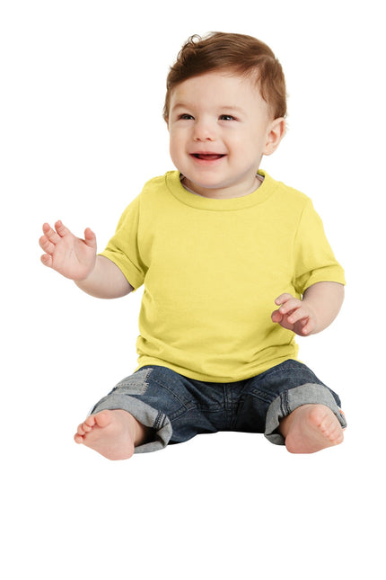 Port & Company Infant Core Cotton Tee. CAR54I - Yellow - Union Prints