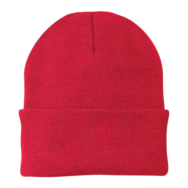 Port & Company Knit Cap. CP90 - Athletic Red - Union Prints