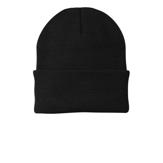 Port & Company Knit Cap. CP90 - Black - Union Prints