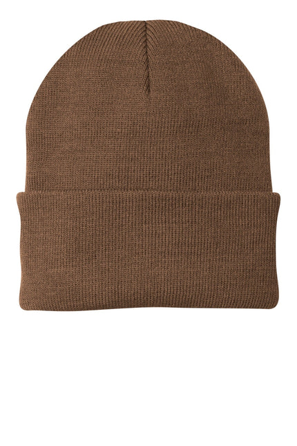 Port & Company Knit Cap. CP90 - Brown - Union Prints