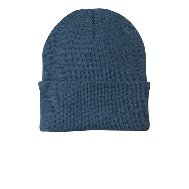 Port & Company Knit Cap. CP90 - Millennium Blue - Union Prints
