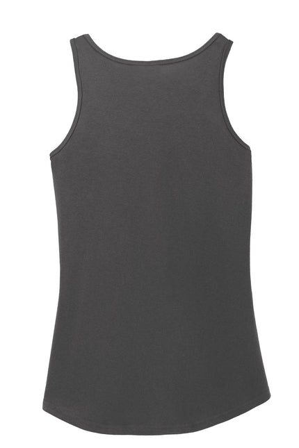 Port & Company Ladies Core Cotton Tank Top. LPC54TT - Charcoal - Union Prints