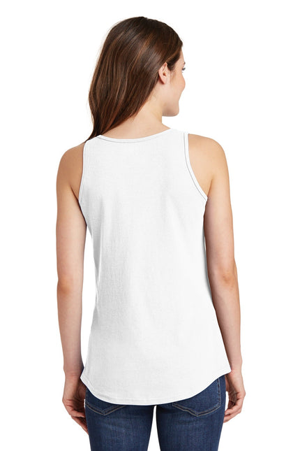 Port & Company Ladies Core Cotton Tank Top. LPC54TT - White - Union Prints
