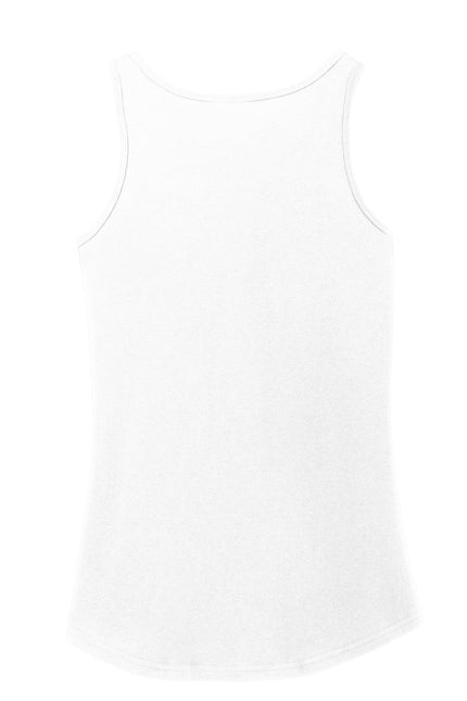 Port & Company Ladies Core Cotton Tank Top. LPC54TT - White - Union Prints