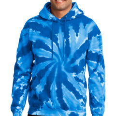 Port & Company Tie-Dye Pullover Hooded Sweatshirt. PC146 - Royal - Union Prints