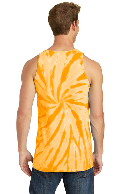 Port & Company Tie-Dye Tank Top. PC147TT - Gold - Union Prints