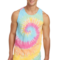 Port & Company Tie-Dye Tank Top. PC147TT - Pastel Rainbow - Union Prints