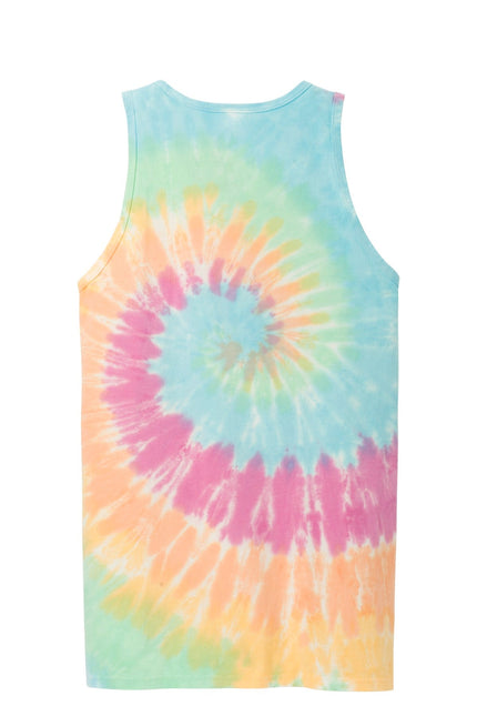 Port & Company Tie-Dye Tank Top. PC147TT - Pastel Rainbow - Union Prints