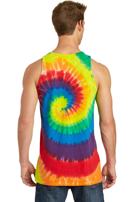 Port & Company Tie-Dye Tank Top. PC147TT - Rainbow - Union Prints