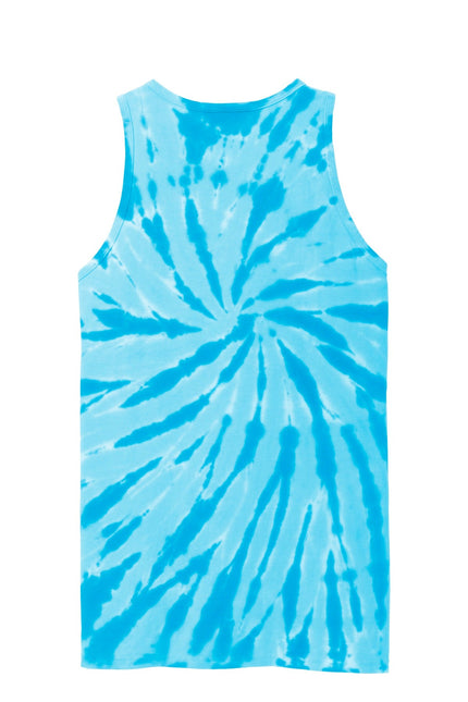 Port & Company Tie-Dye Tank Top. PC147TT - Turquoise - Union Prints