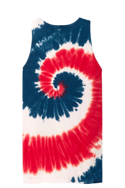 Port & Company Tie-Dye Tank Top. PC147TT - USA Rainbow - Union Prints