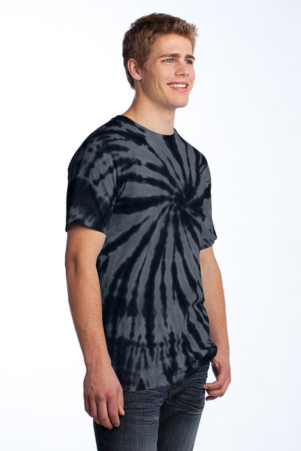 Port & Company - Tie-Dye Tee. PC147 - Black - Union Prints