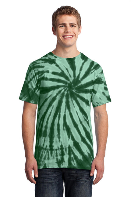 Port & Company - Tie-Dye Tee. PC147 - Forest Green - Union Prints