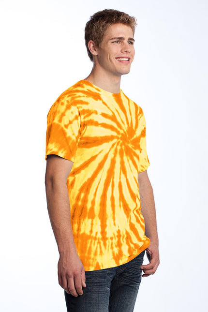 Port & Company - Tie-Dye Tee. PC147 - Gold - Union Prints