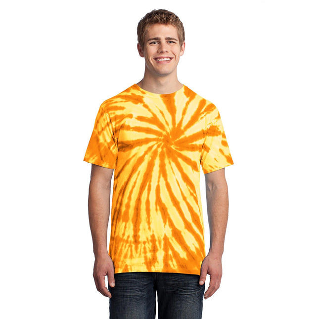 Port & Company - Tie-Dye Tee. PC147 - Gold - Union Prints