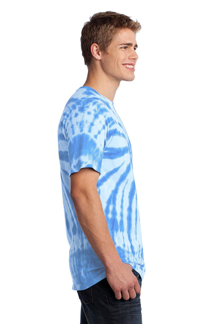 Port & Company - Tie-Dye Tee. PC147 - Light Blue - Union Prints
