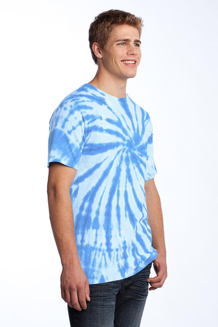Port & Company - Tie-Dye Tee. PC147 - Light Blue - Union Prints