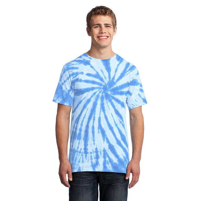 Port & Company - Tie-Dye Tee. PC147 - Light Blue - Union Prints
