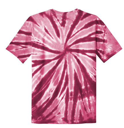 Port & Company - Tie-Dye Tee. PC147 - Maroon - Union Prints