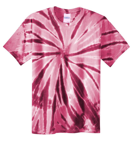 Port & Company - Tie-Dye Tee. PC147 - Maroon - Union Prints