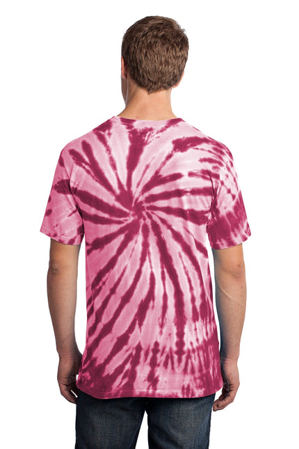 Port & Company - Tie-Dye Tee. PC147 - Maroon - Union Prints