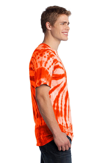 Port & Company - Tie-Dye Tee. PC147 - Orange - Union Prints