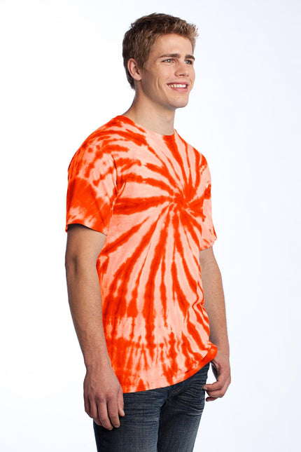 Port & Company - Tie-Dye Tee. PC147 - Orange - Union Prints