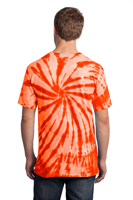 Port & Company - Tie-Dye Tee. PC147 - Orange - Union Prints