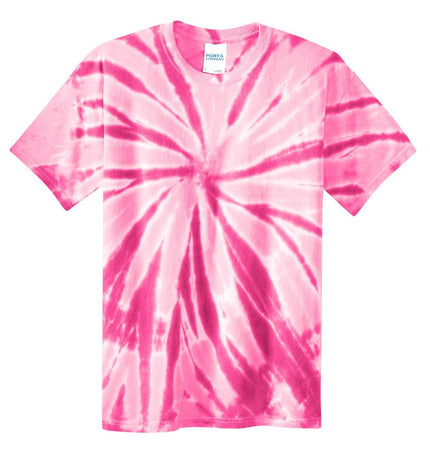 Port & Company - Tie-Dye Tee. PC147 - Pink - Union Prints