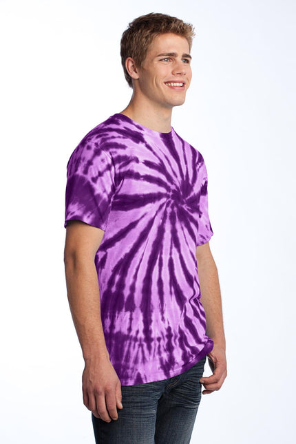 Port & Company - Tie-Dye Tee. PC147 - Purple - Union Prints