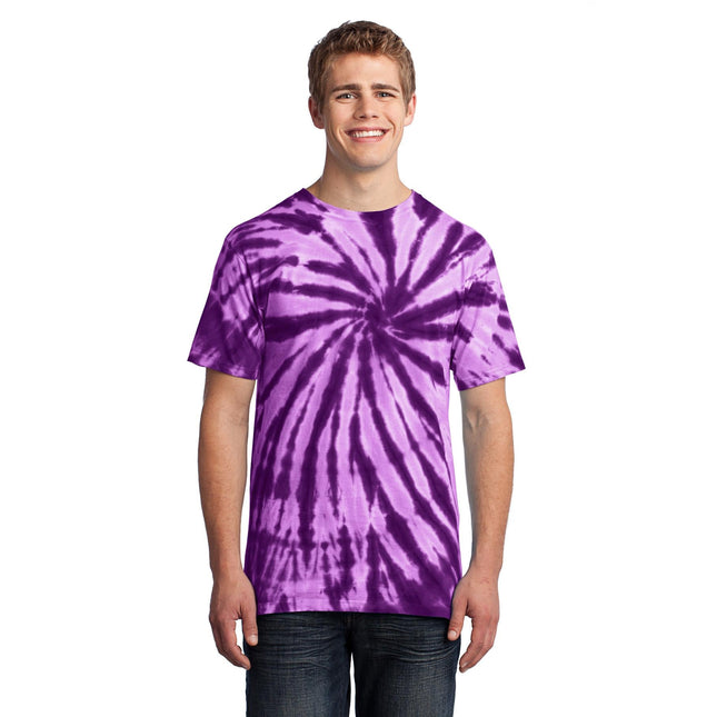 Port & Company - Tie-Dye Tee. PC147 - Purple - Union Prints