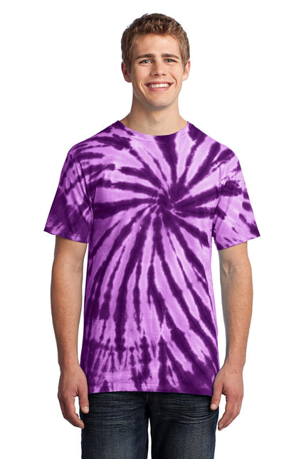 Port & Company - Tie-Dye Tee. PC147 - Purple - Union Prints