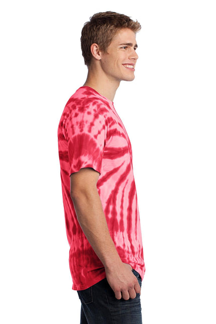 Port & Company - Tie-Dye Tee. PC147 - Red - Union Prints