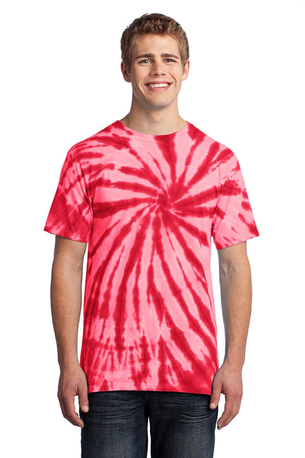 Port & Company - Tie-Dye Tee. PC147 - Red - Union Prints