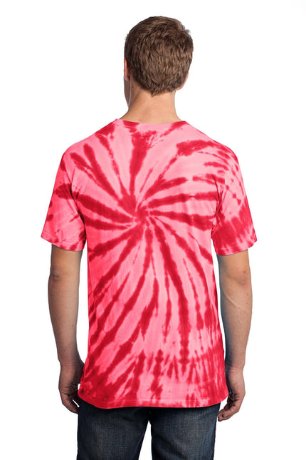 Port & Company - Tie-Dye Tee. PC147 - Red - Union Prints
