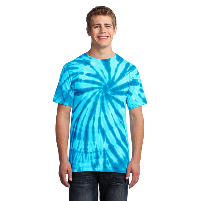 Port & Company - Tie-Dye Tee. PC147 - Turquoise - Union Prints