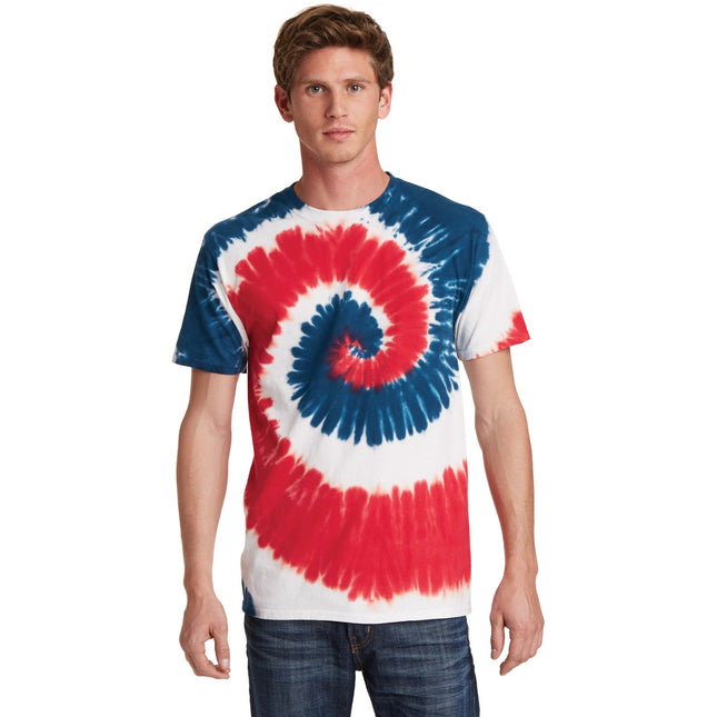 Port & Company - Tie-Dye Tee. PC147 - USA Rainbow - Union Prints