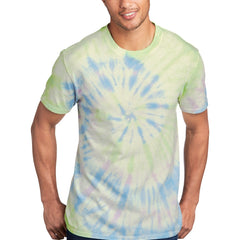 Port & Company - Tie-Dye Tee. PC147 - Watercolor Spiral - Union Prints