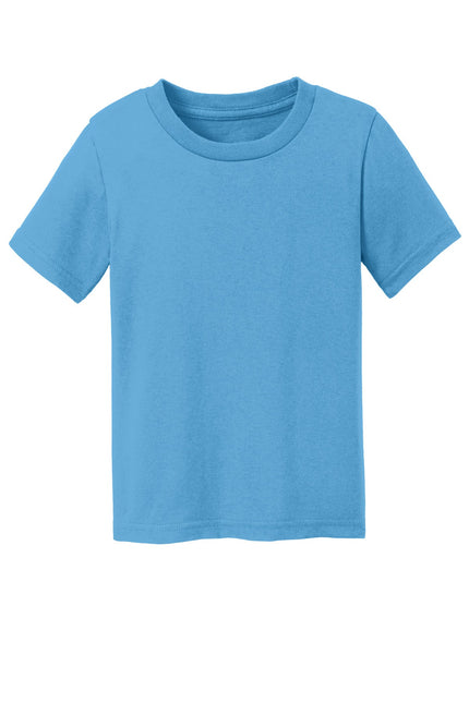 Port & Company Toddler Core Cotton Tee. CAR54T - Aquatic Blue - Union Prints