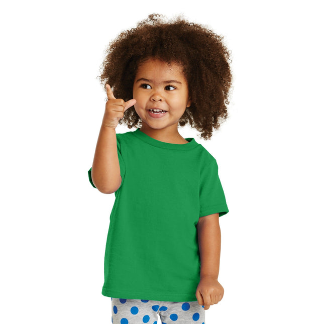 Port & Company Toddler Core Cotton Tee. CAR54T - Clover Green - Union Prints