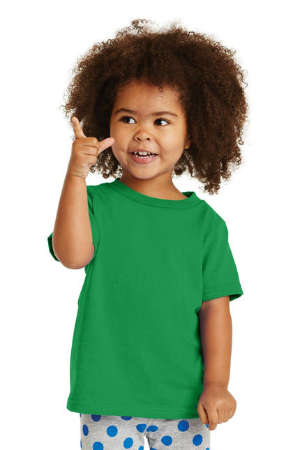 Port & Company Toddler Core Cotton Tee. CAR54T - Clover Green - Union Prints
