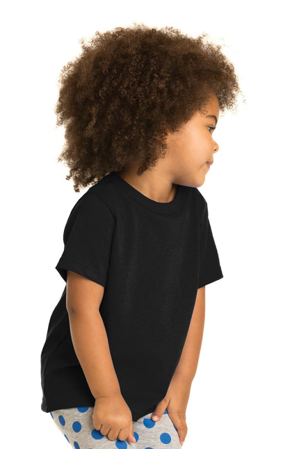 Port & Company Toddler Core Cotton Tee. CAR54T - Jet Black - Union Prints