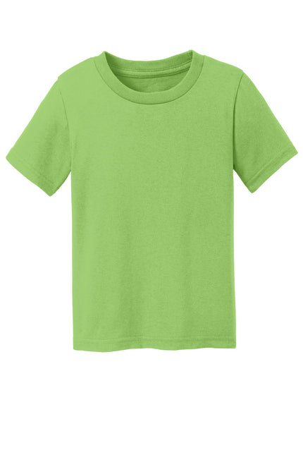 Port & Company Toddler Core Cotton Tee. CAR54T - Lime - Union Prints
