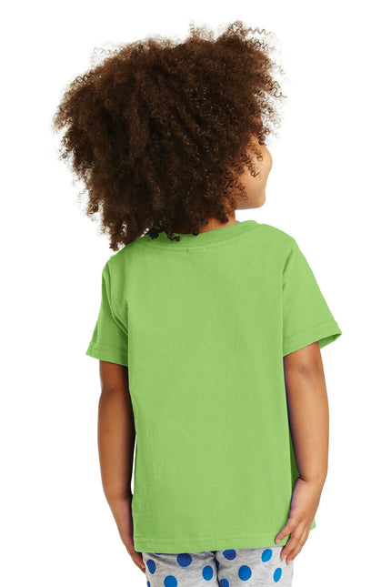 Port & Company Toddler Core Cotton Tee. CAR54T - Lime - Union Prints